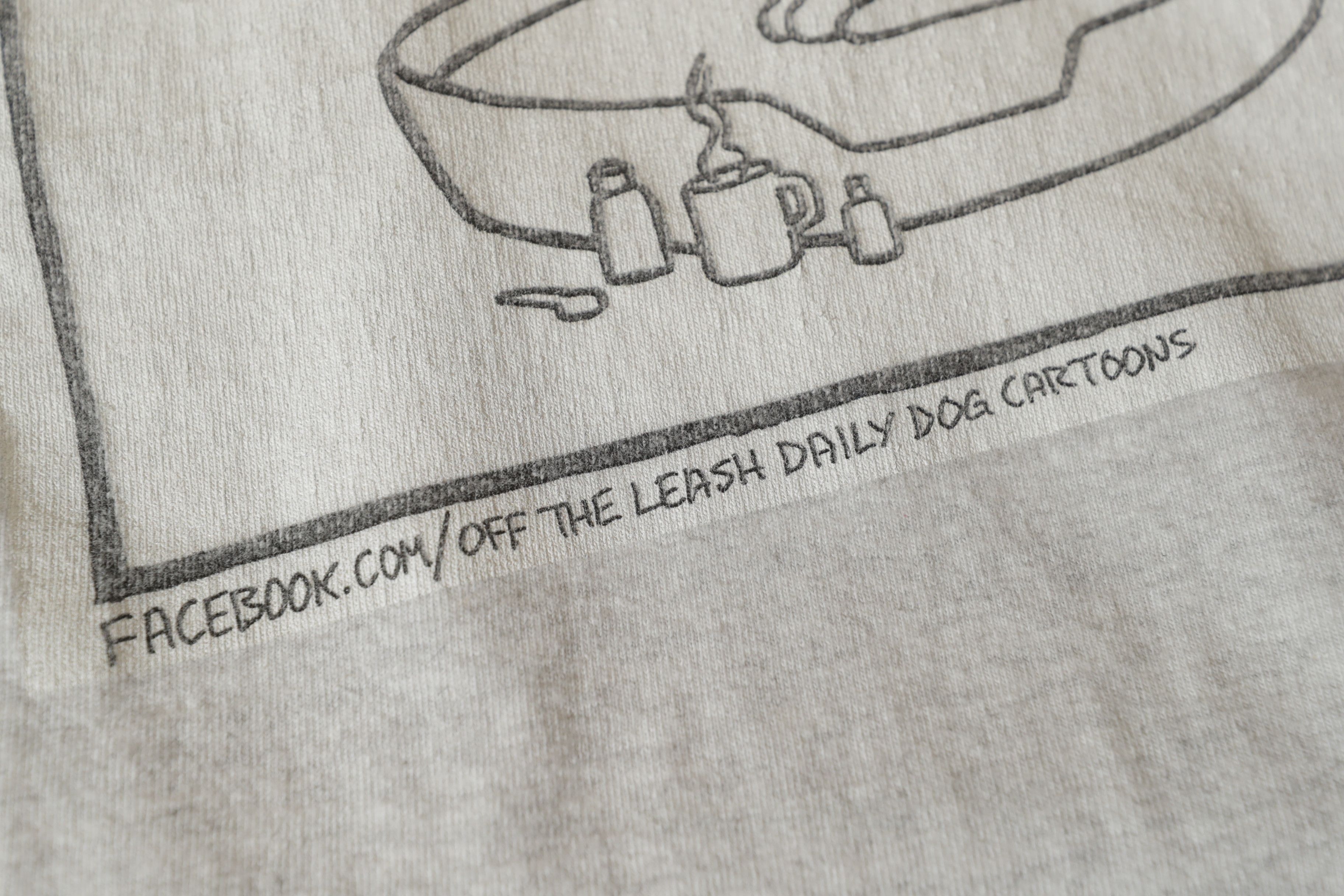 Hanes × Vintage Off The Leash Quietly Fabulous Dog Cartoon Tee (XL) Size US XL / EU 56 / 4 - 6 Thumbnail