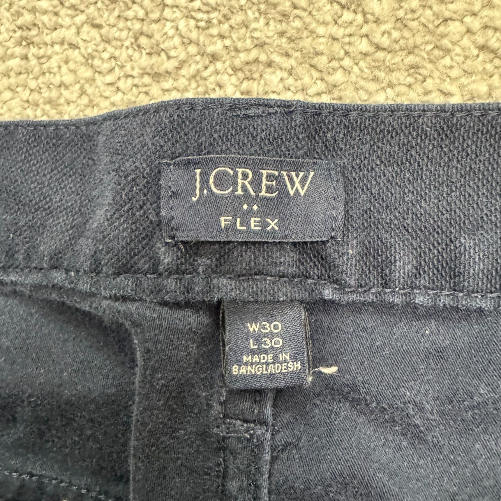 J.Crew VINTAGE J.CREW Slim Fit Chino Pants Mens 30x29 Cotton Blue Straight Business Casual Size US 30 / EU 46 - 6 Thumbnail