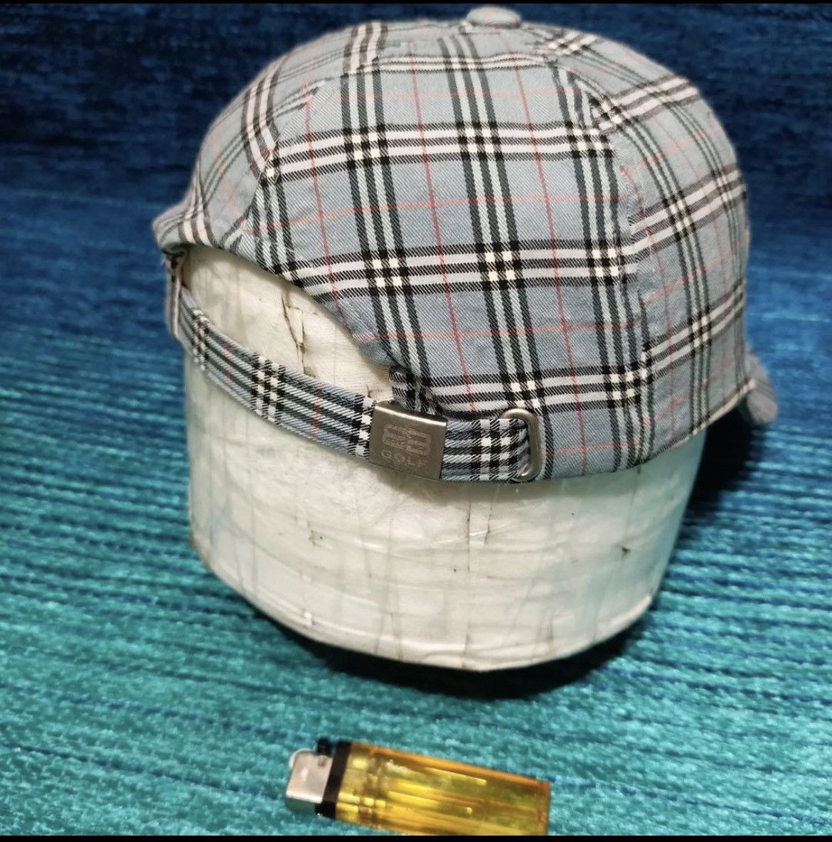 Balenciaga × Vintage Vintage Balenciaga Golf Hats/Cap Plaid Tartan Like Burberrys Size ONE SIZE - 3 Thumbnail