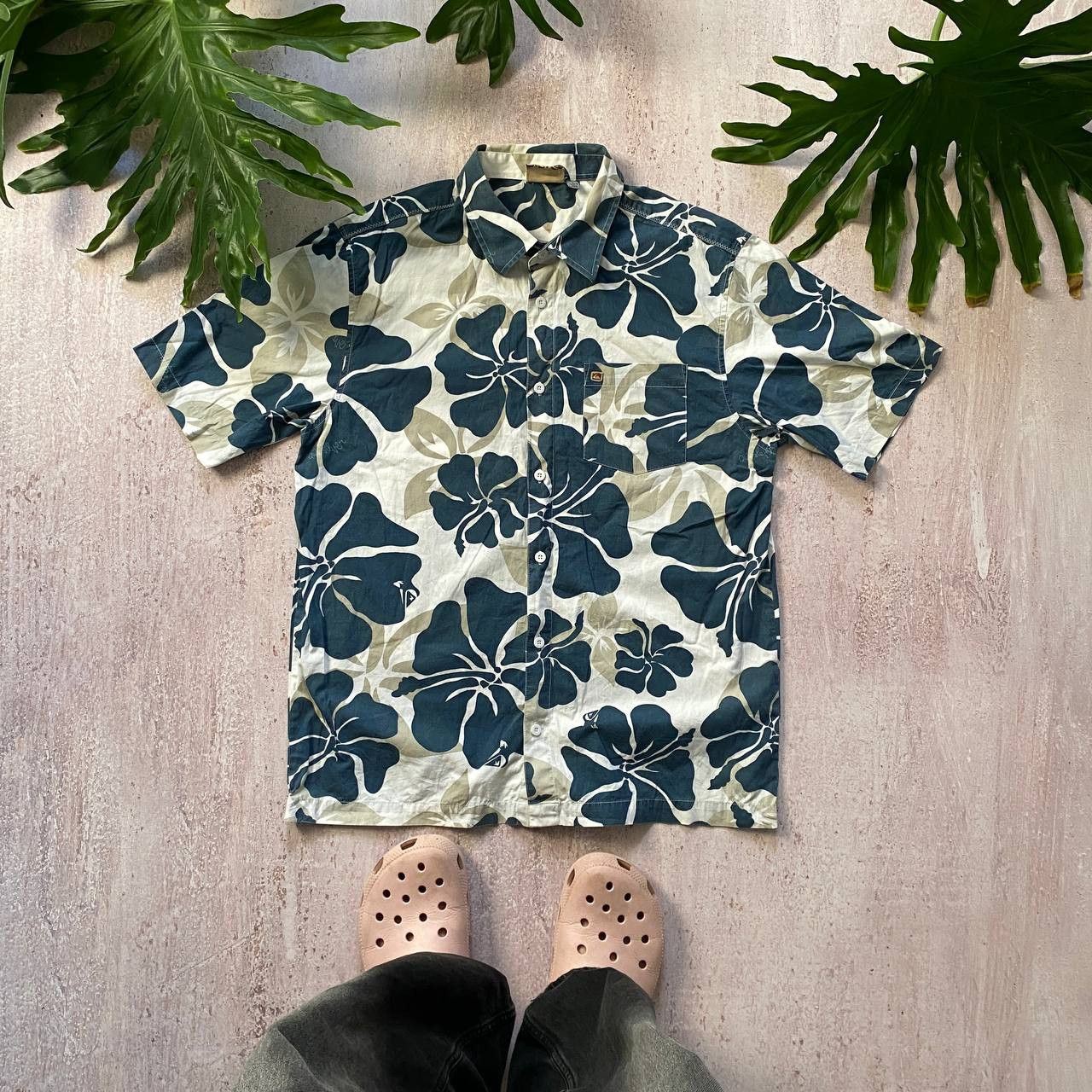 Quiksilver VINTAGE Y2K QUIKSILVER HAWAIIAN CRAZY SHIRT 112 Size US L / EU 52-54 / 3 - 1 Thumbnail