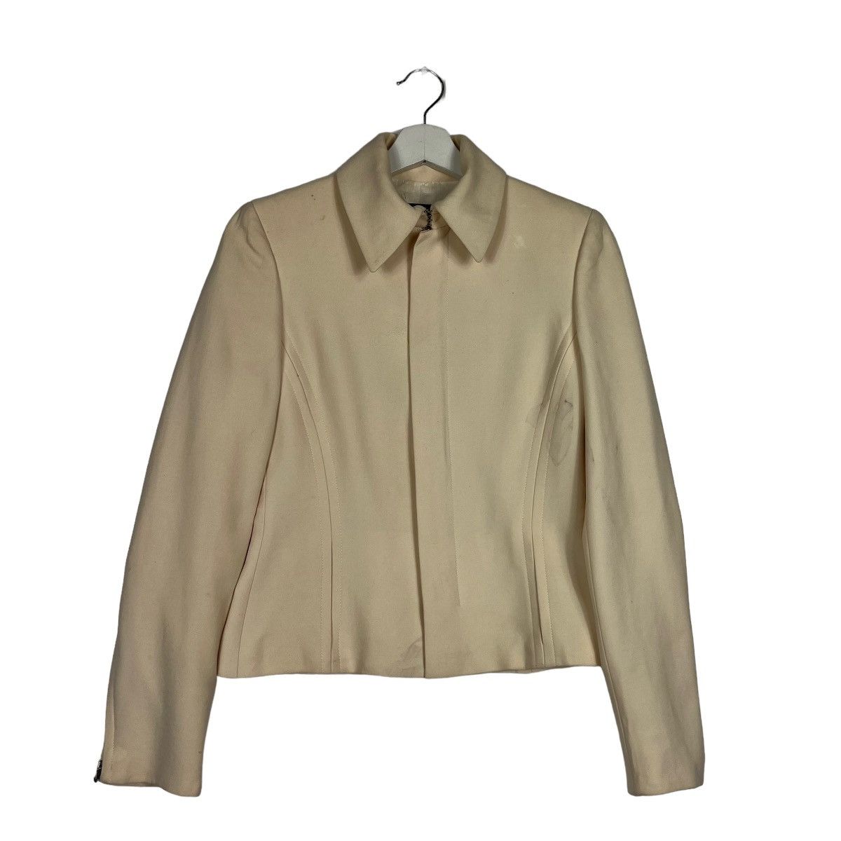 John Bartlett 🔥 JOHN BARTLETT CROPPED GARMENT JACKET MADE IN ITALY Size S / US 4 / IT 40 - 3 Thumbnail