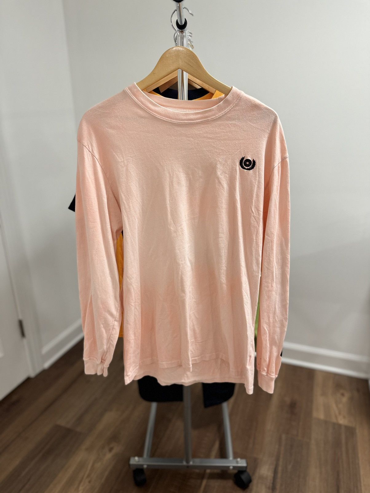 Adidas yeezy calabasas long sleeve tee neon orange online