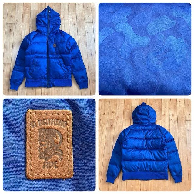 Bape BAPE Solid camo full zip hoodie puffer down jacket APE NIGO Size US S / EU 44-46 / 1 - 1 Thumbnail