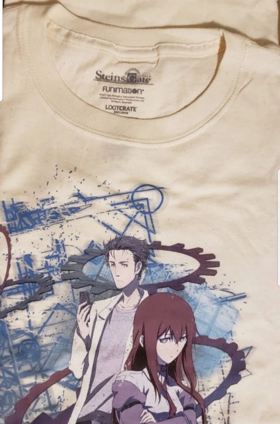 Other RARE ANIME SERIES T-SHIRT STEIN'S GATE TIME COGS GRAPHIC L Size US L / EU 52-54 / 3 - 6 Thumbnail