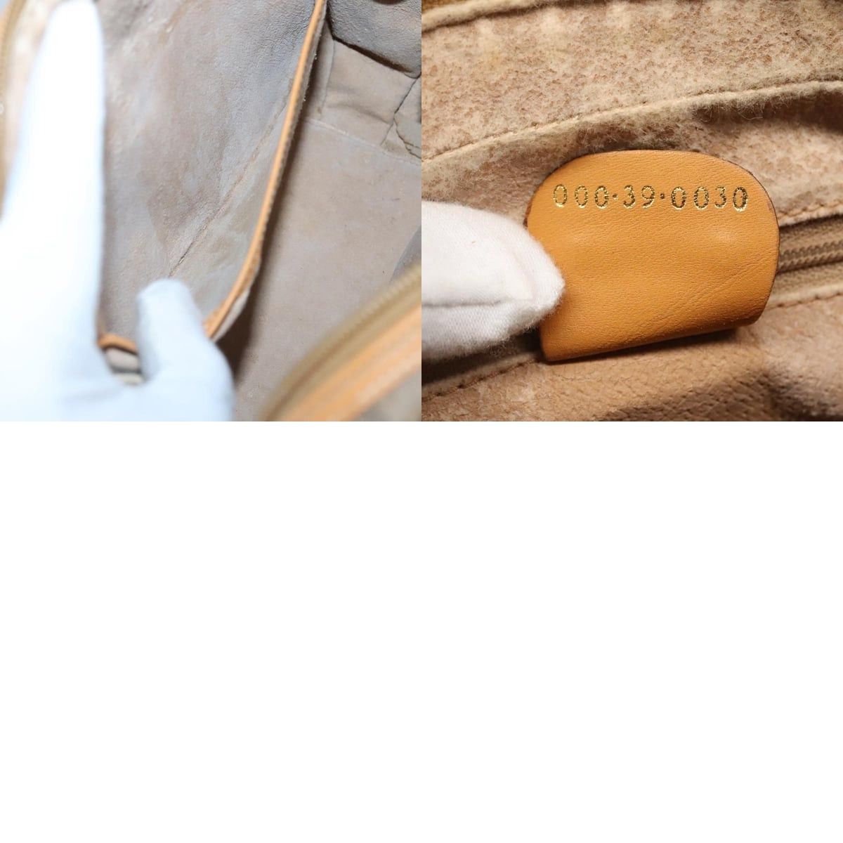 Gucci GUCCI Micro GG Supreme Hand Bag Pvc Beige Gold 000 39 000 39 Size ONE SIZE - 13 Thumbnail