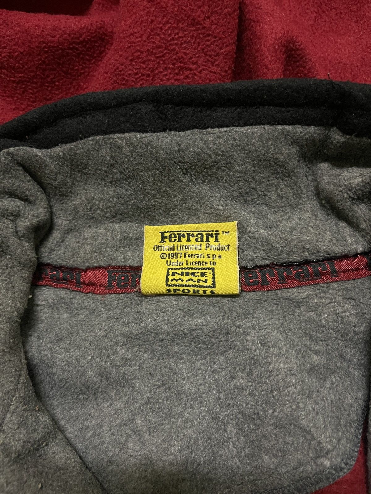 Ferrari Ferrari Half Zipper Fleece 1997 Nice Man Sports Size US M / EU 48-50 / 2 - 16 Thumbnail