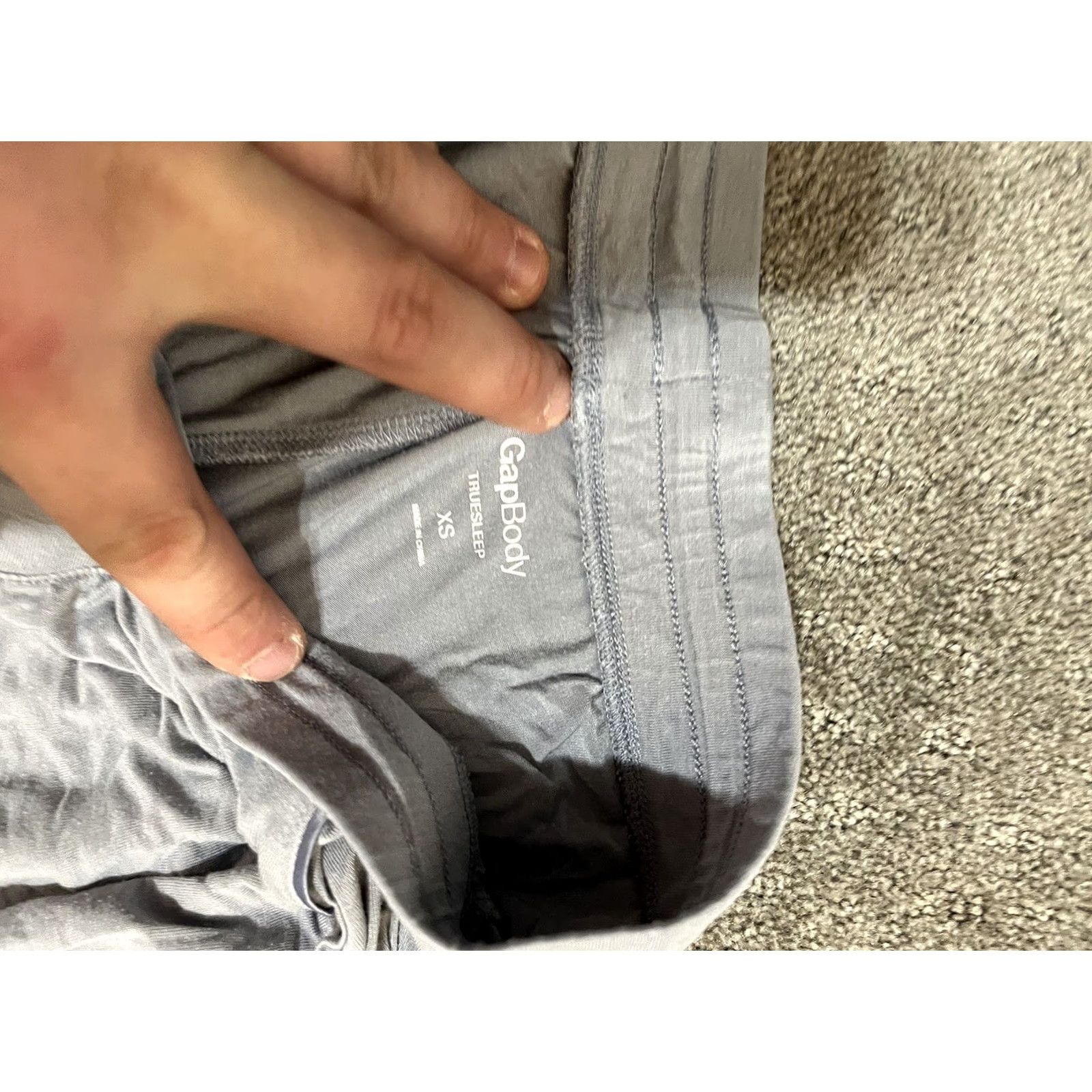 Vintage GapBody TrueSleep gray Pajama Pants 여성 XS lounge sleep bottoms Size 26" / US 2 / IT 38 - 5 Thumbnail