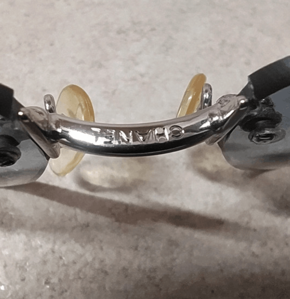 Chanel × Vintage CHANEL Sunglasses 4018 Mask Visor Rimless Ski Shield 4033 Size ONE SIZE - 9 Thumbnail