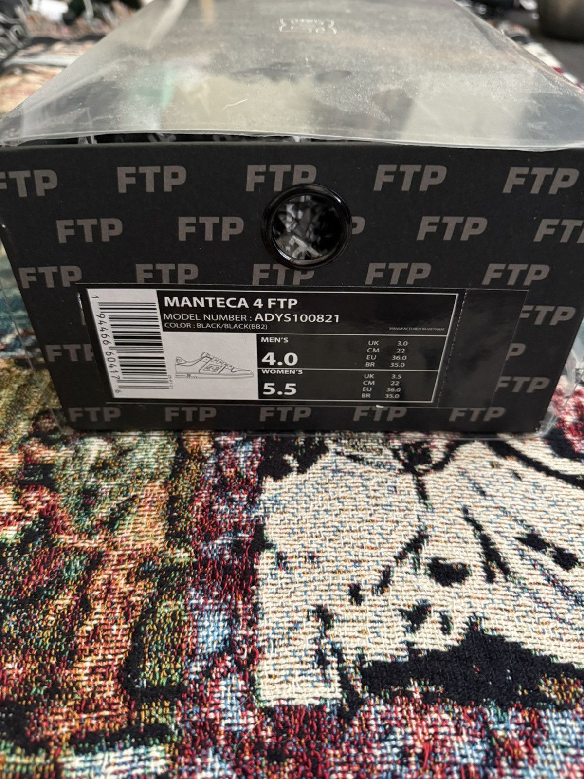 DC × Fuck The Population FTP DC manteca 4 shoes reflective 3M Size US 5.5 / EU 38 - 4 Thumbnail