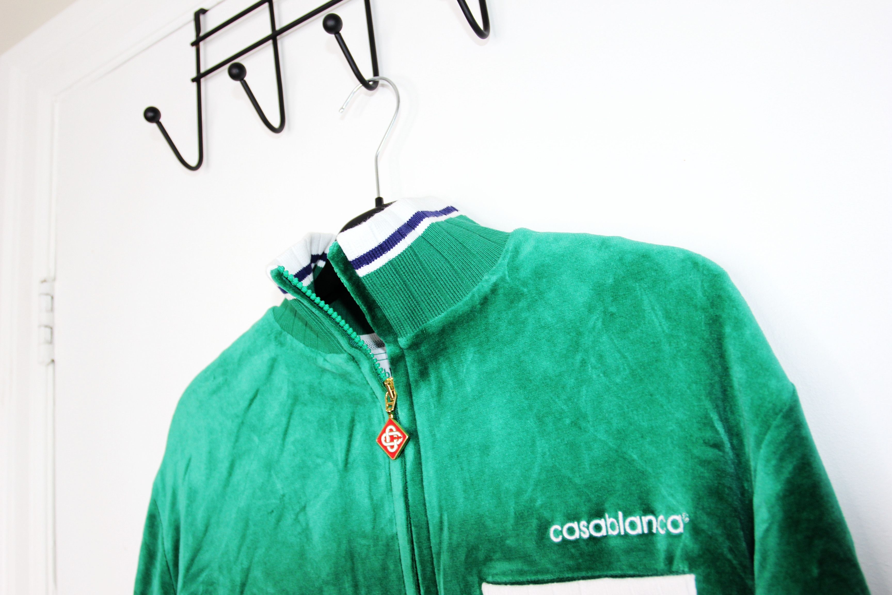 Casablanca BNWT AW24 CASABLANCA VELOUR TRACK JACKET S Size US S / EU 44-46 / 1 - 4 Thumbnail