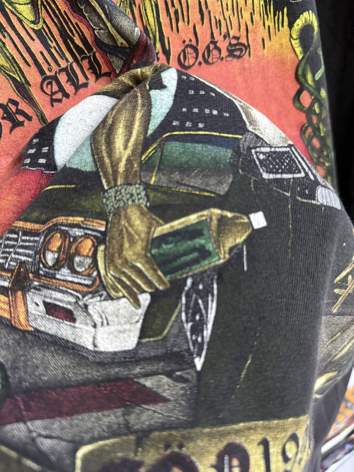 Rap Tees Rare Vintage 90s Conart Thellus Faded Tee Size US XL / EU 56 / 4 - 11 Thumbnail