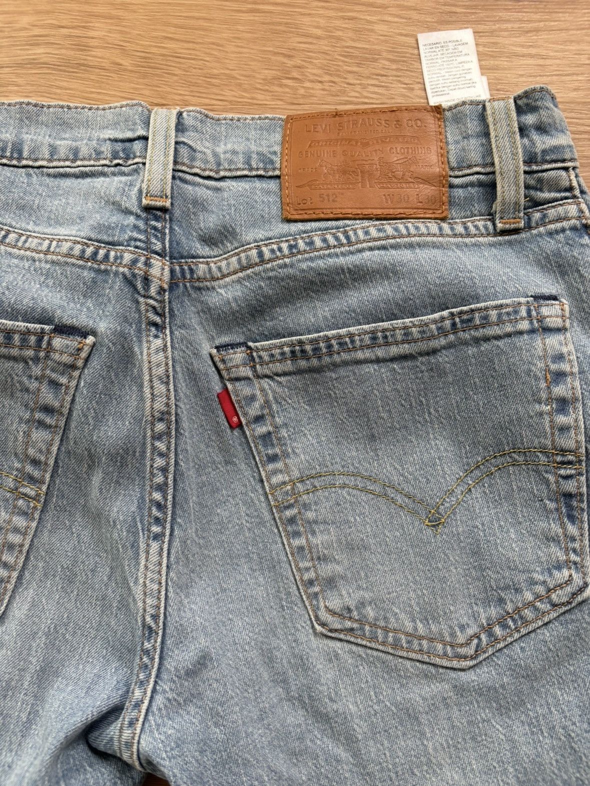 Levi's Levi’s 512 Slim Taper Jeans W30 L30 light blue Used Wash Size US 30 / EU 46 - 5 Thumbnail