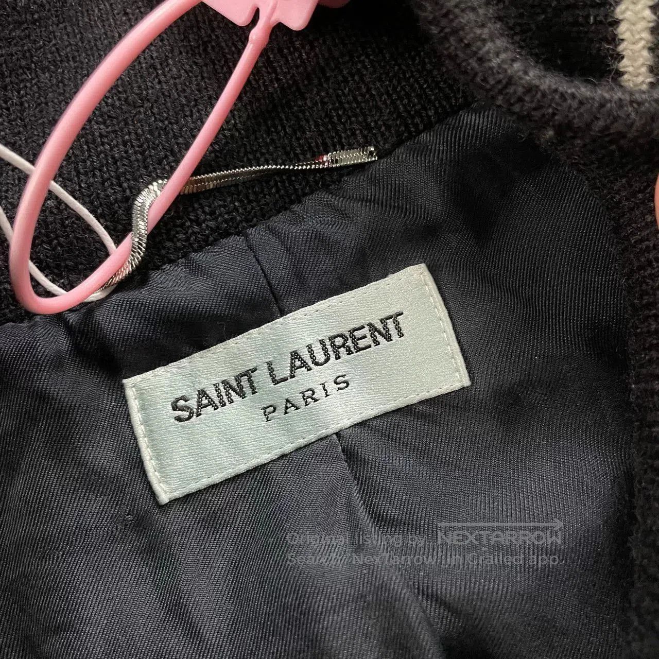 Yves Saint Laurent saint laurent black and white baseball jacket. Size US L / EU 52-54 / 3 - 4 Thumbnail