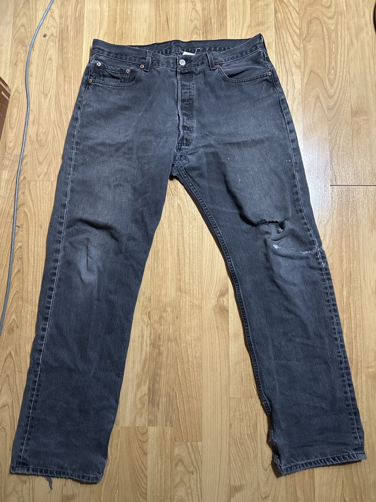 Unsound Rags Baggy faded distressed denim Size US 36 / EU 52 - 1 Thumbnail