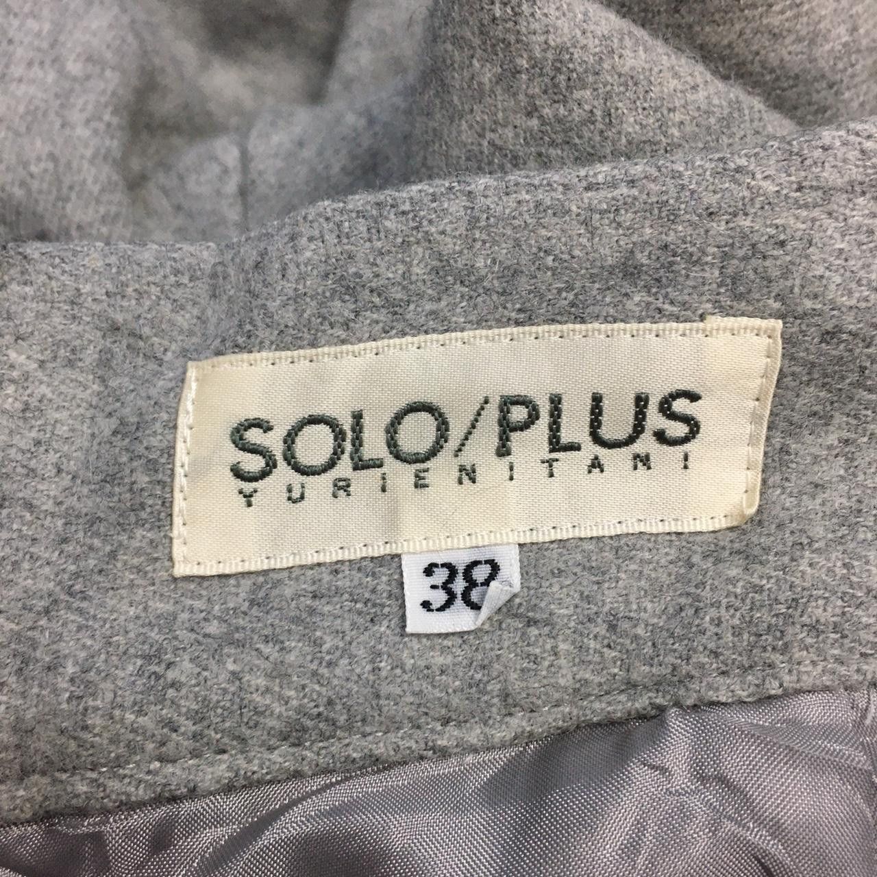 Vintage Vtg SOLO PLUS YURIENITANI Long Pants Trousers Cuffed Leg Size 30" / US 8 / IT 44 - 3 Thumbnail
