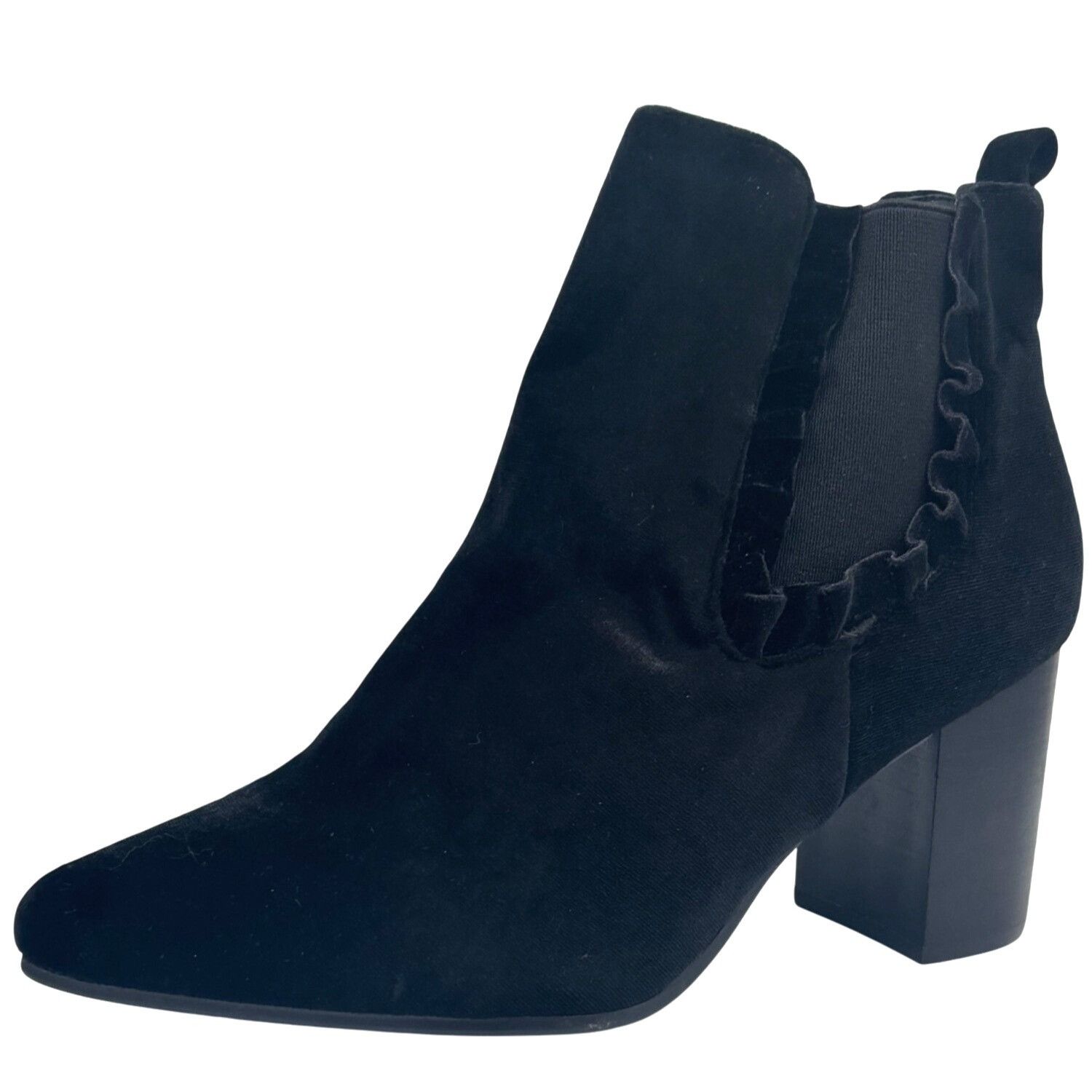 14th & Union 14th & Union Blaine Black Velvet Pointed Toe Pull-on Ankle B Size US 9 / IT 39 - 13 Thumbnail