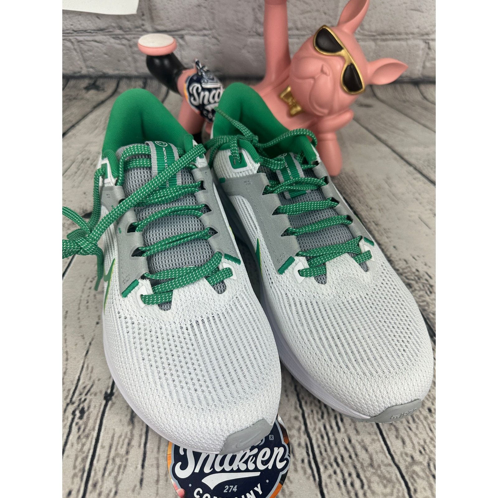 Nike Nike Pegasus 40 Running Shoes Mens 8.5 Green Norfolk Spartan Size US 9 / EU 42 - 2 Thumbnail