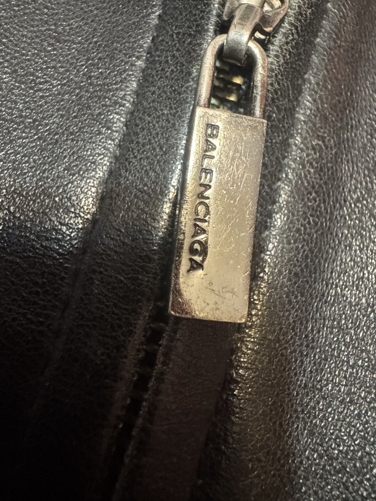 Balenciaga Balenciaga Leather Zip Up Size US M / EU 48-50 / 2 - 2 Thumbnail