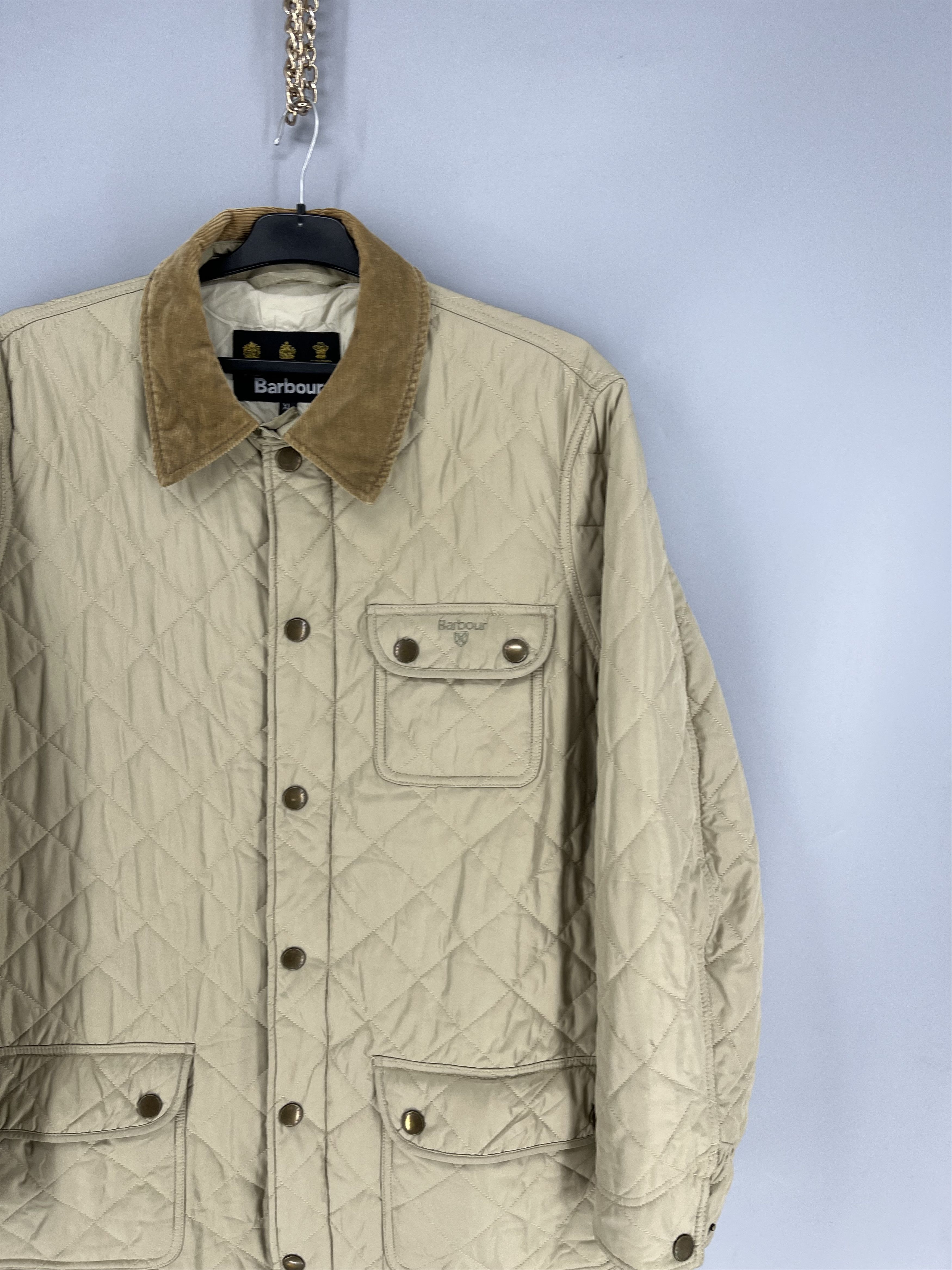 Barbour Barbour Barnett Quilt Jacket Mens XL Beige Quilted Corduroy Size US XL / EU 56 / 4 - 5 Thumbnail