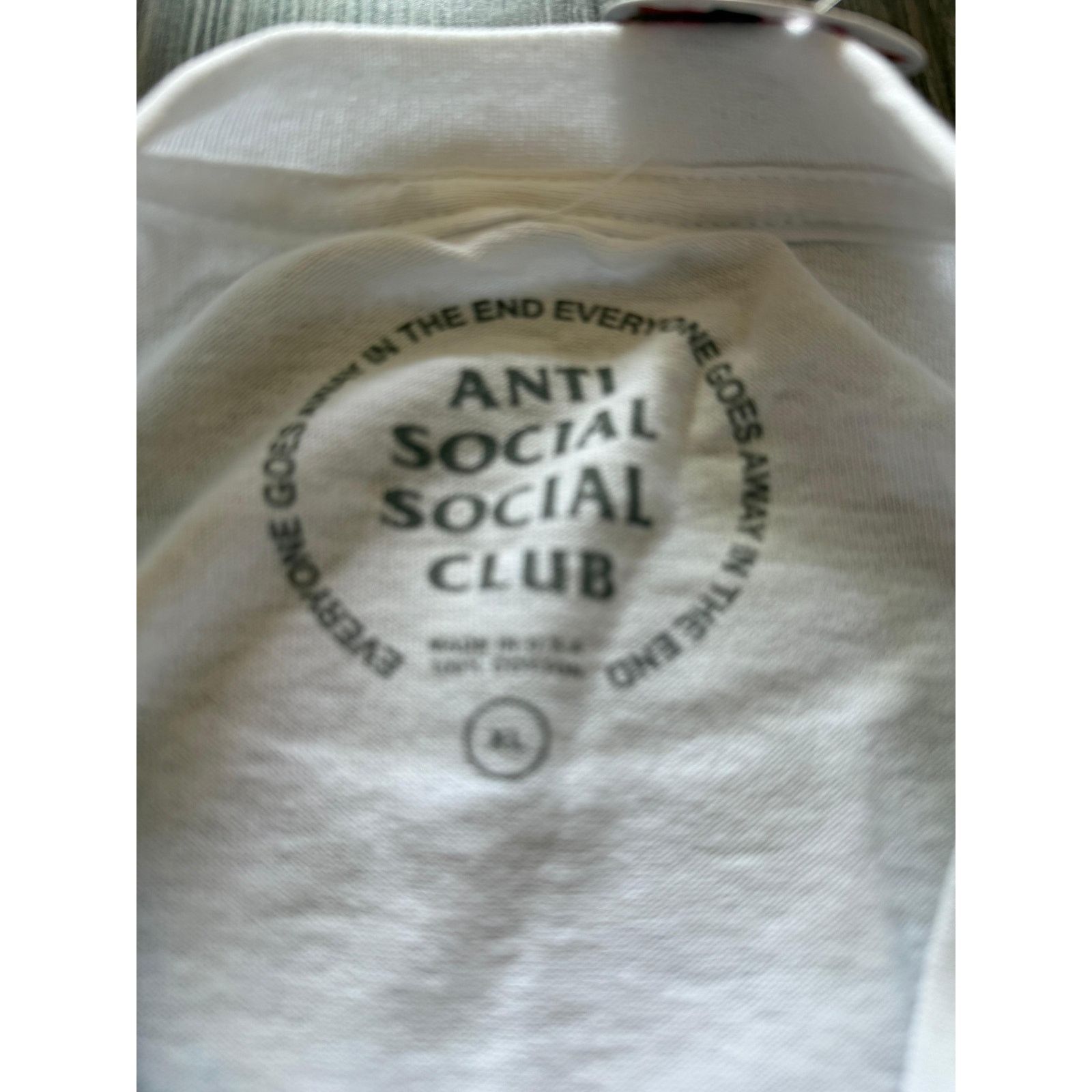 Anti Social Social Club Anti Social Social Club Maniac Tee ‘White’ - 100% authentic Size US XL / EU 56 / 4 - 4 Thumbnail