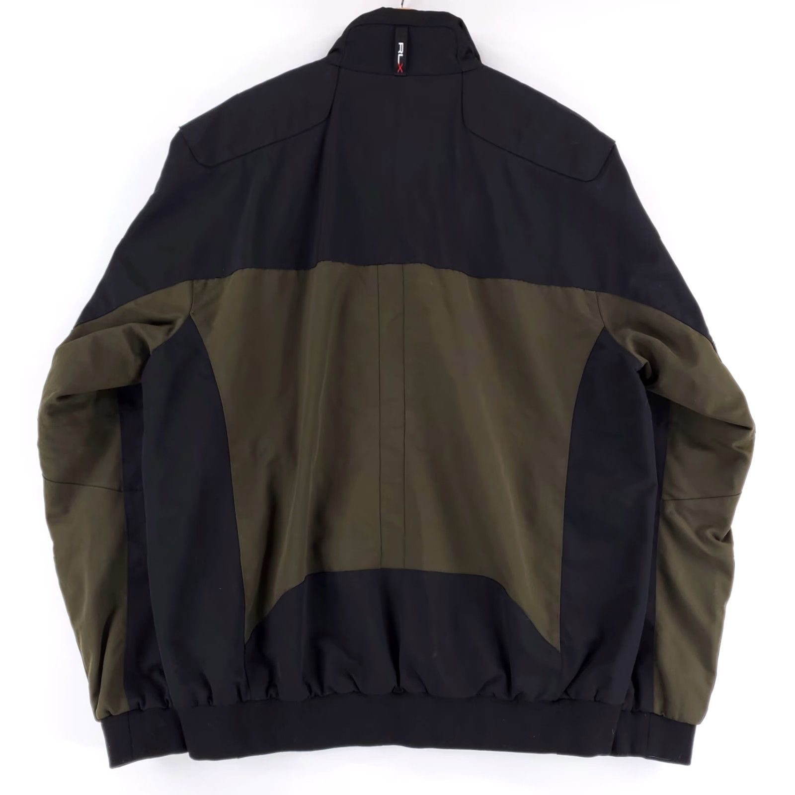 Ralph Lauren VINTAGE RLX Ralph Lauren Full Zip Jacket Windbreaker Long Sleeve Green Black Mens XL Size US XL / EU 56 / 4 - 4 Thumbnail