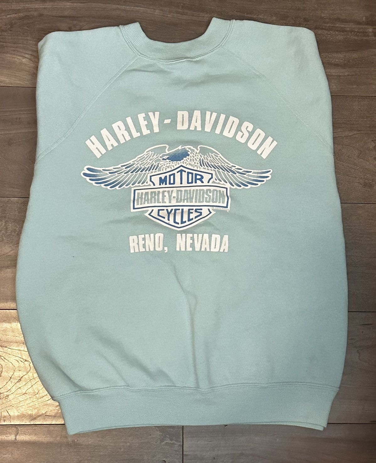 Harley Davidson Harley Davidson Sweatshirt in Blue Size US XL / EU 56 / 4 - 2 Thumbnail