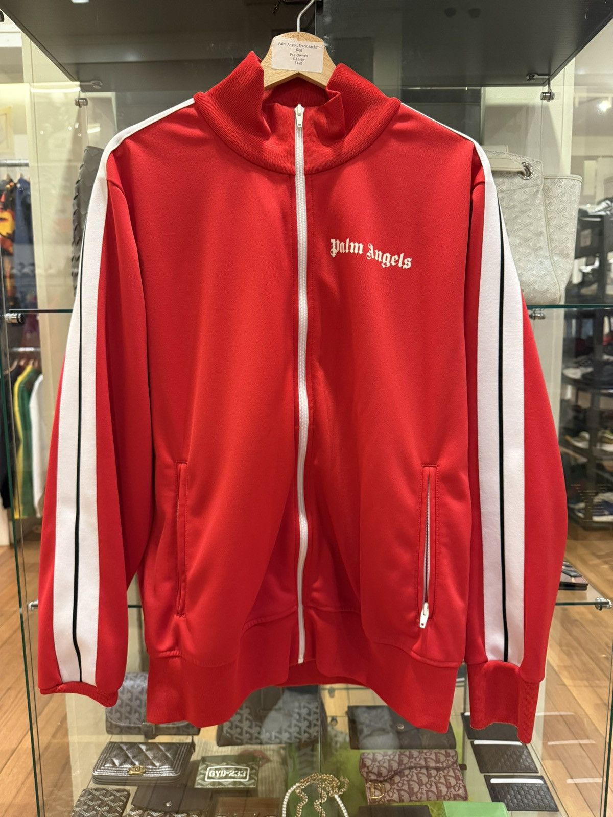 Palm Angels Palm Angels Track Jacket - Red Size US XL / EU 56 / 4 - 1 Thumbnail