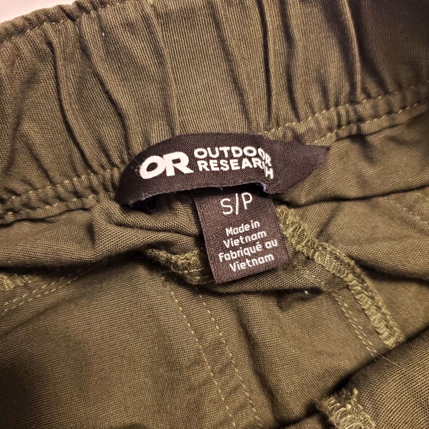 Outdoor Research Outdoor Research OR Womens Sz Sm Canvas Camp Shorts Dark Green 3" Inseam Size 28" / US 6 / IT 42 - 6 Thumbnail
