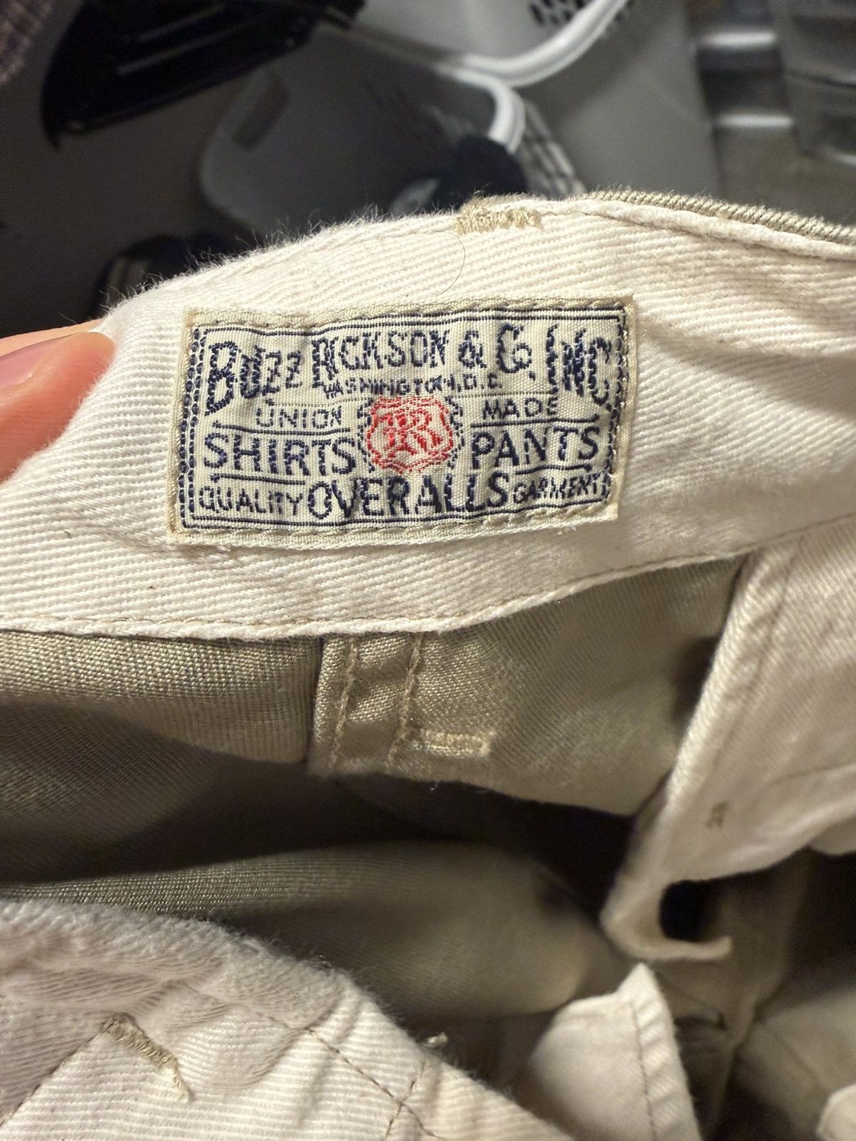 Buzz Rickson's BR40025 ORIGINAL SPEC. CHINO KHAKI Size US 31 - 3 Thumbnail