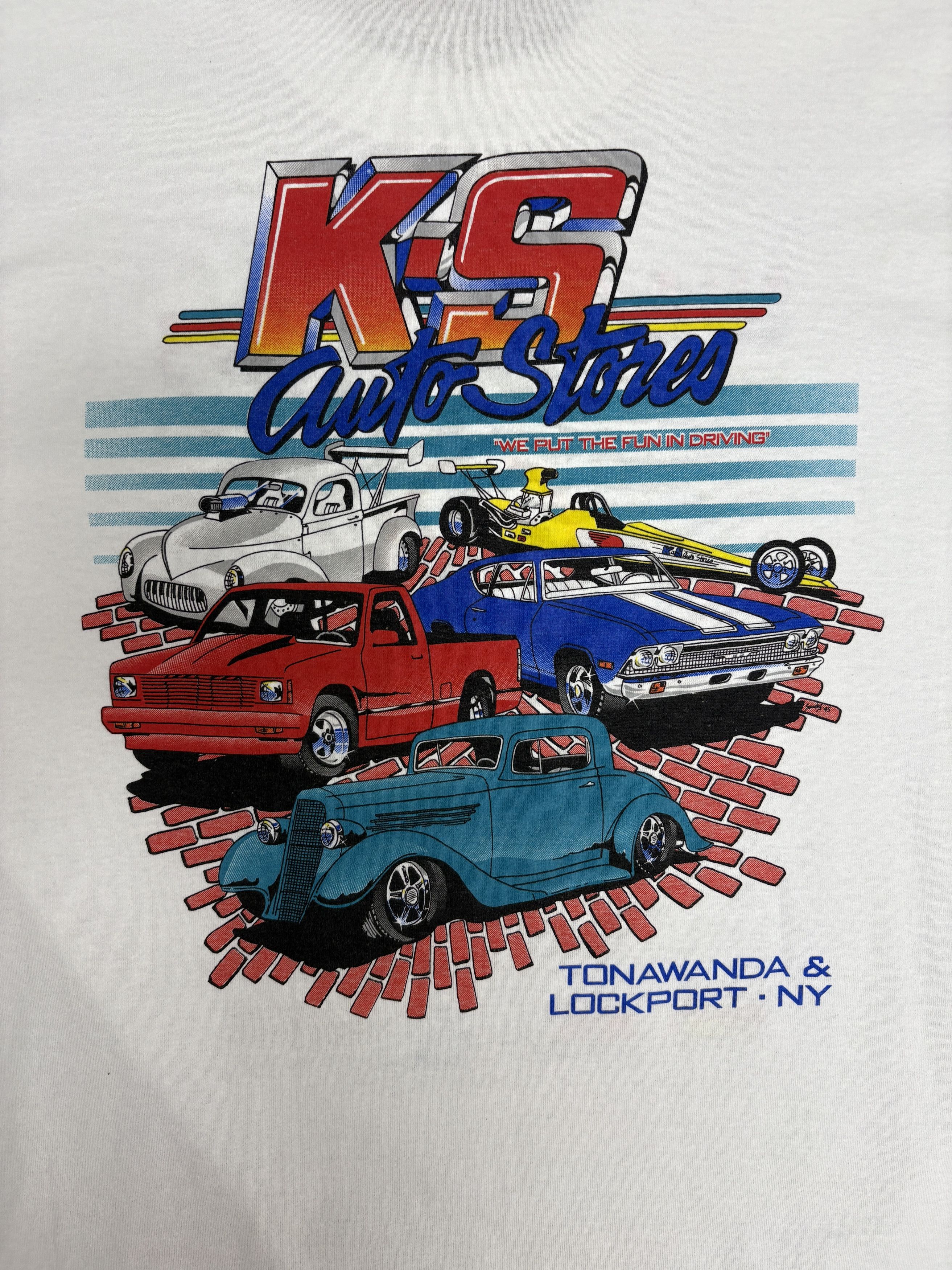Vintage Niagara '95 Auto Swap Car Shows Vintage White T-Shirt Tee Size US XXL / EU 58 / 5 - 5 Thumbnail