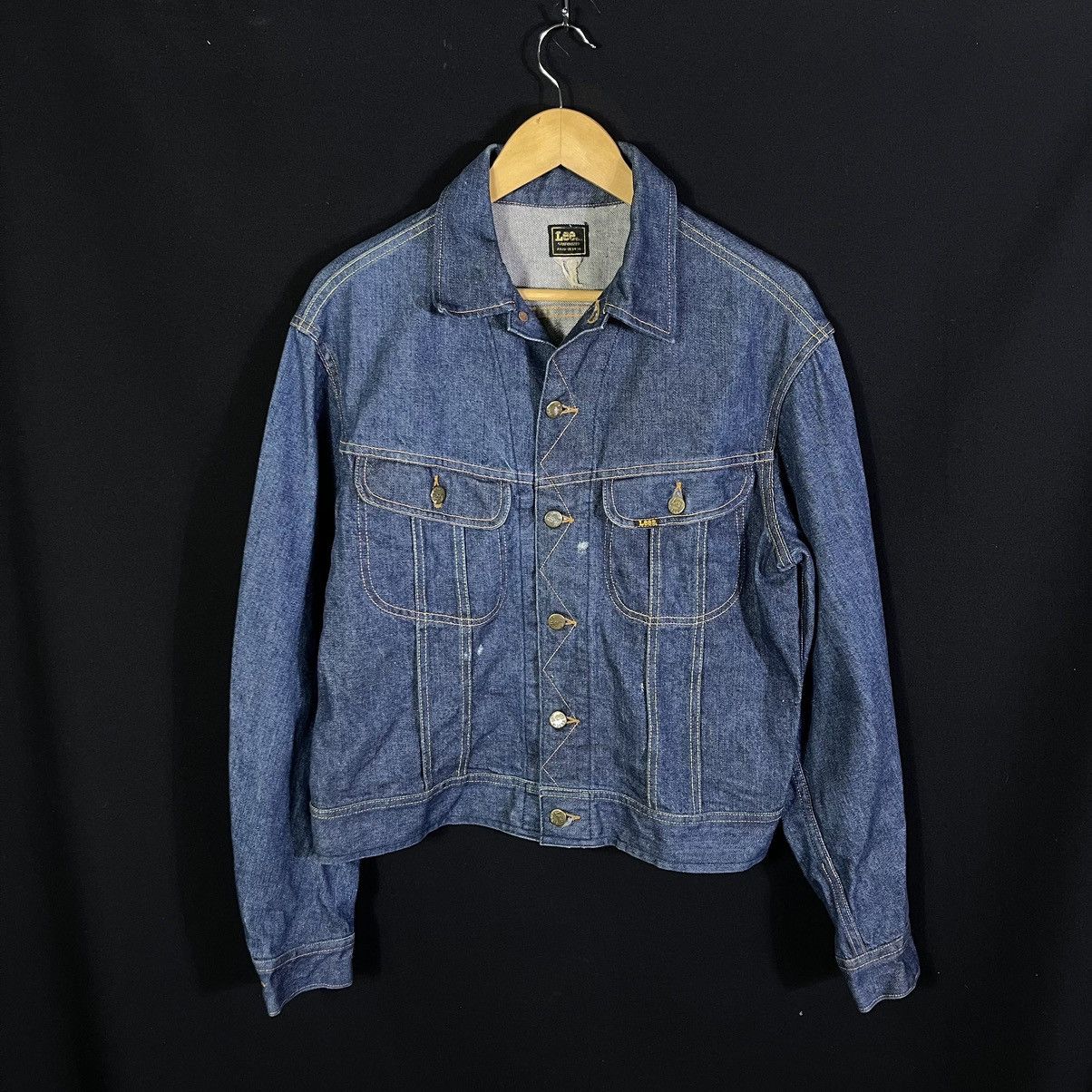 【美色】Lee 101-J 70s 42 Lee × Vintage Vintage Lee 101-J 42 Long Denim Jacket | Grailed