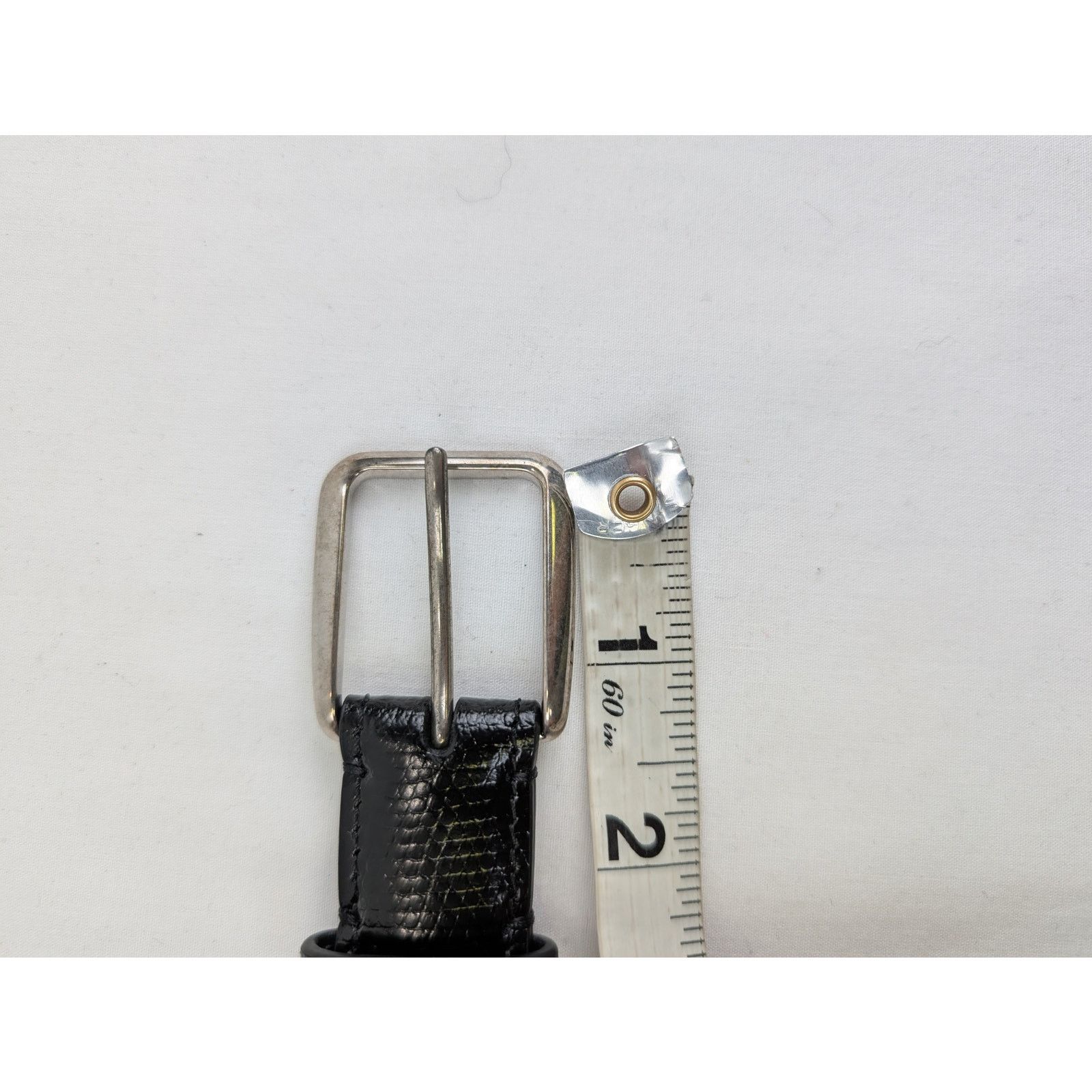Celine o1rshd1 Size: 80 / Elegant Belt with Square Buckle Size ONE SIZE - 10 Thumbnail