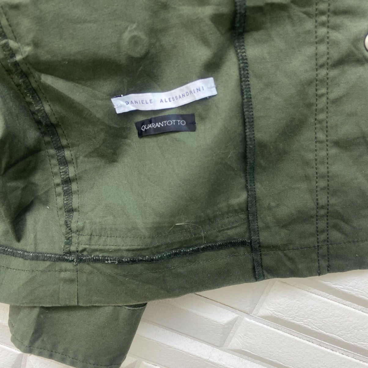 Daniele Alessandrini × Designer Daniele Alessandrini Army Military Field Jacket Size US S / EU 44-46 / 1 - 17 Thumbnail