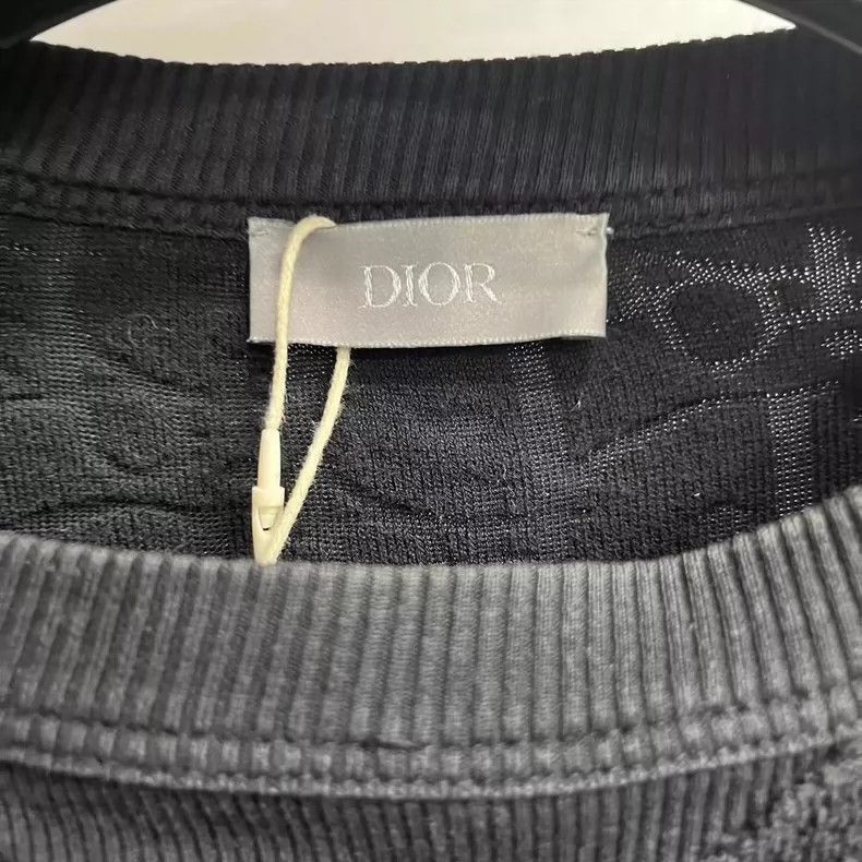Dior Dior Black Logo Short Sleeve T-2505 Size US S / EU 44-46 / 1 - 3 Thumbnail