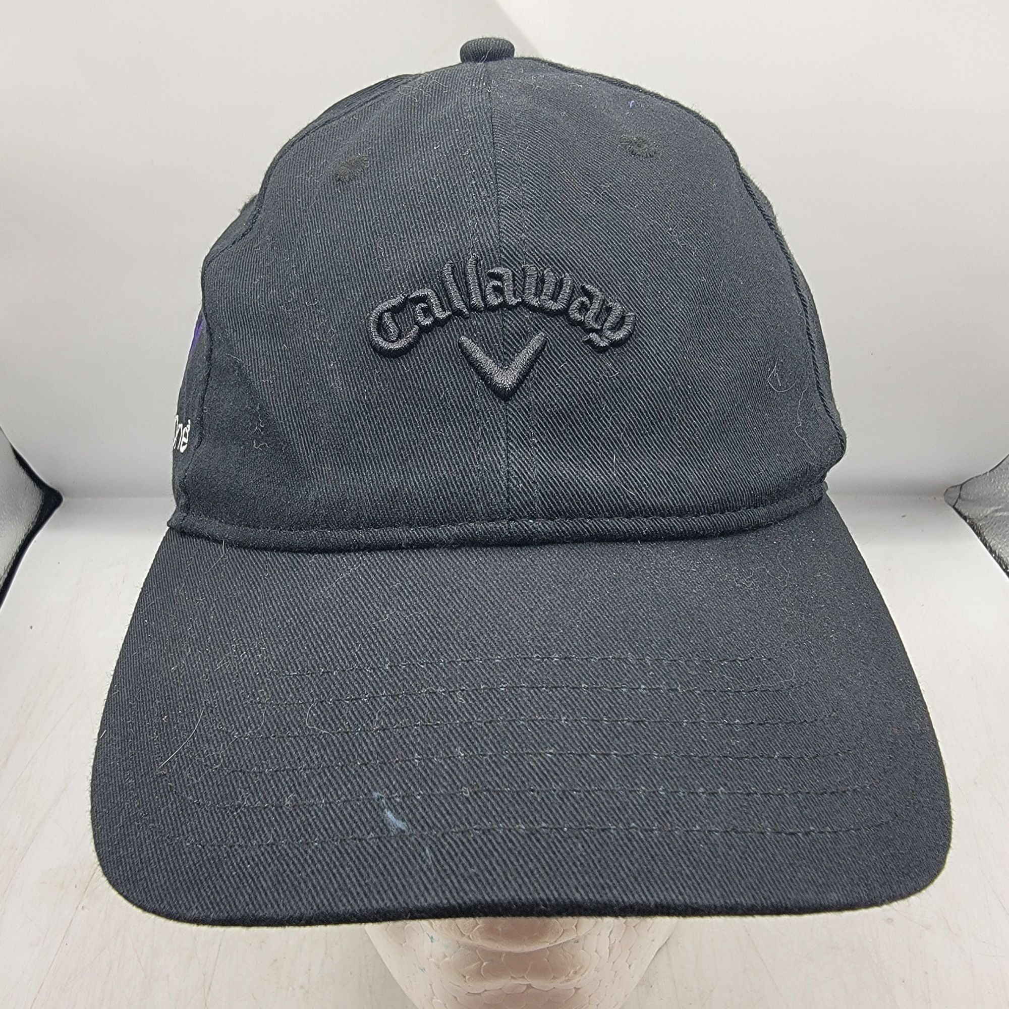 Callaway Callaway Heritage Twill Adults Black Baseball Hat Cao Casual Size ONE SIZE - 1 Thumbnail