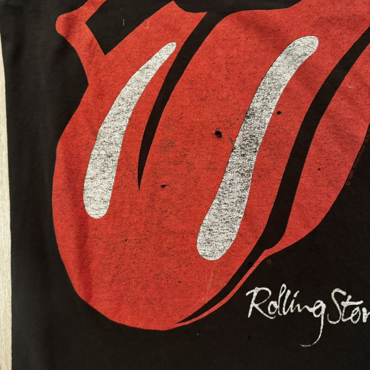 Band Tees × Nike × Stussy Crazy Vintage 1989 Distressed Rolling Stones Band Tour Tee Size M / US 6-8 / IT 42-44 - 5 Thumbnail