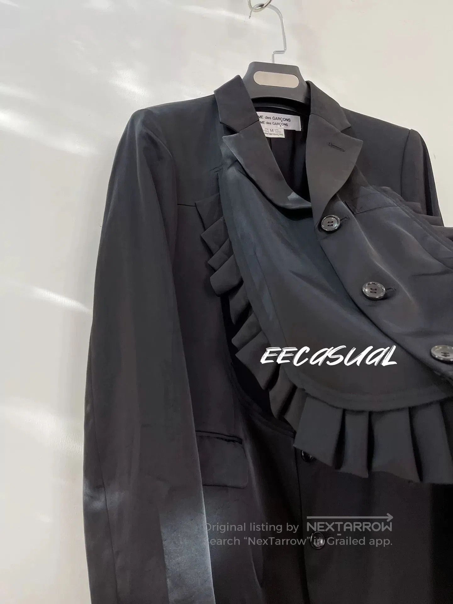 CDG by Comme des Garcons Commes des Garçons Long Black Coat. Size M / US 6-8 / IT 42-44 - 5 Thumbnail