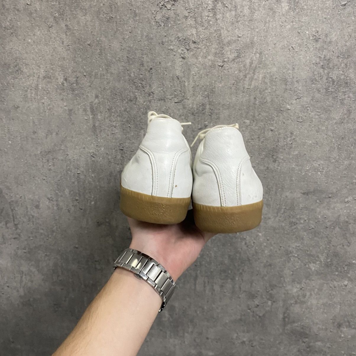 Vintage GAT BW Sport 275 Army Trainer Bundeswehr Leather Sneakers Size US 10.5 / EU 43-44 - 6 Thumbnail