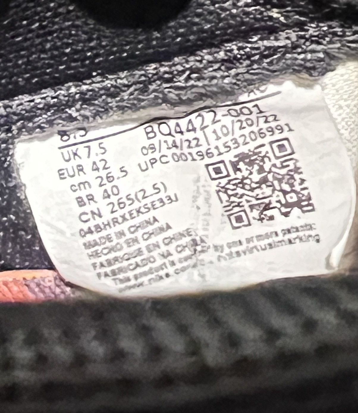 Jordan Brand CLEAN Air Jordan 1 Retro High OG 85’ Size 8.5 Black White Size US 8.5 / EU 41-42 - 10 Thumbnail