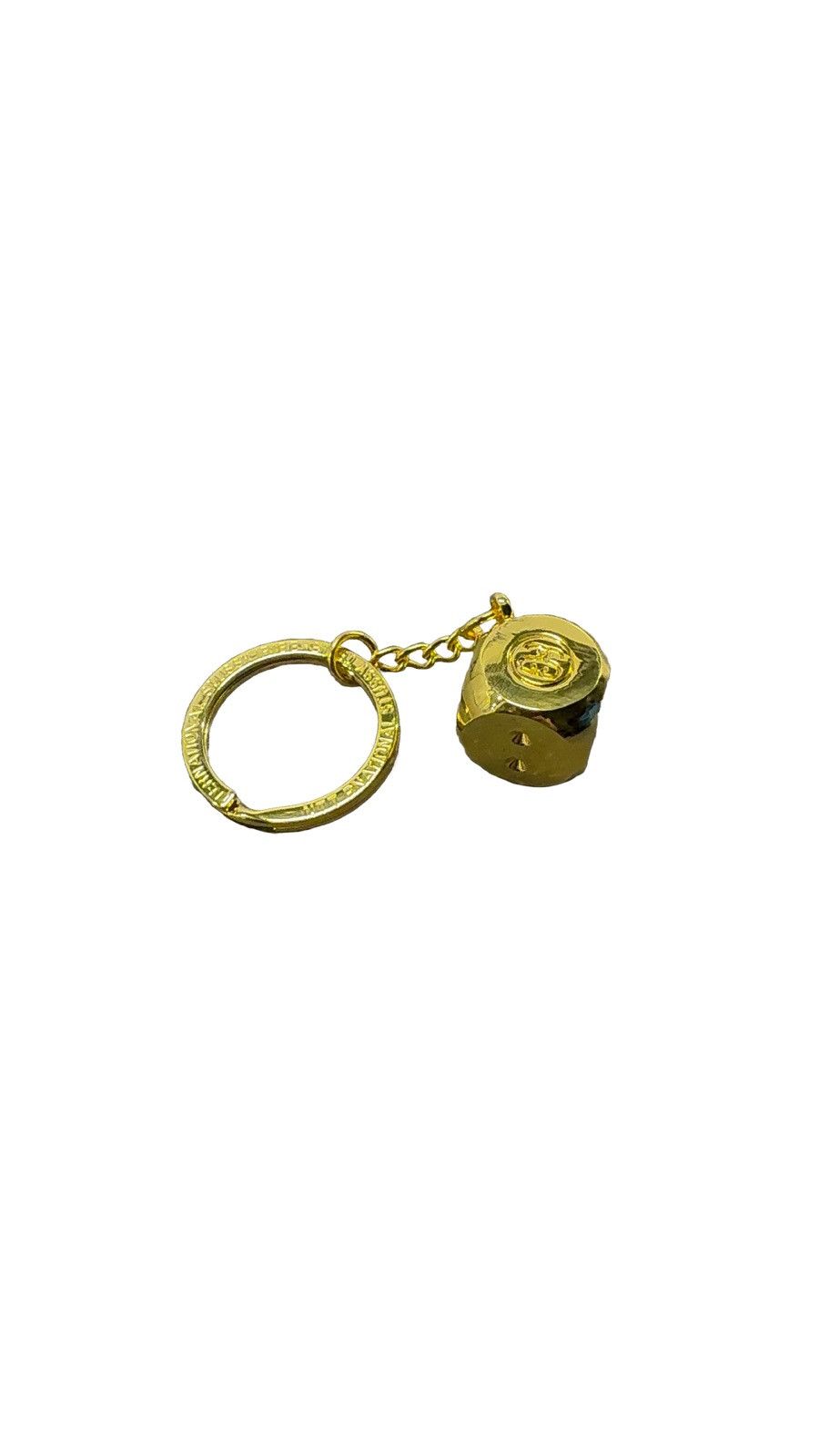 Stussy Stussy Gold Dice Keychain | Grailed