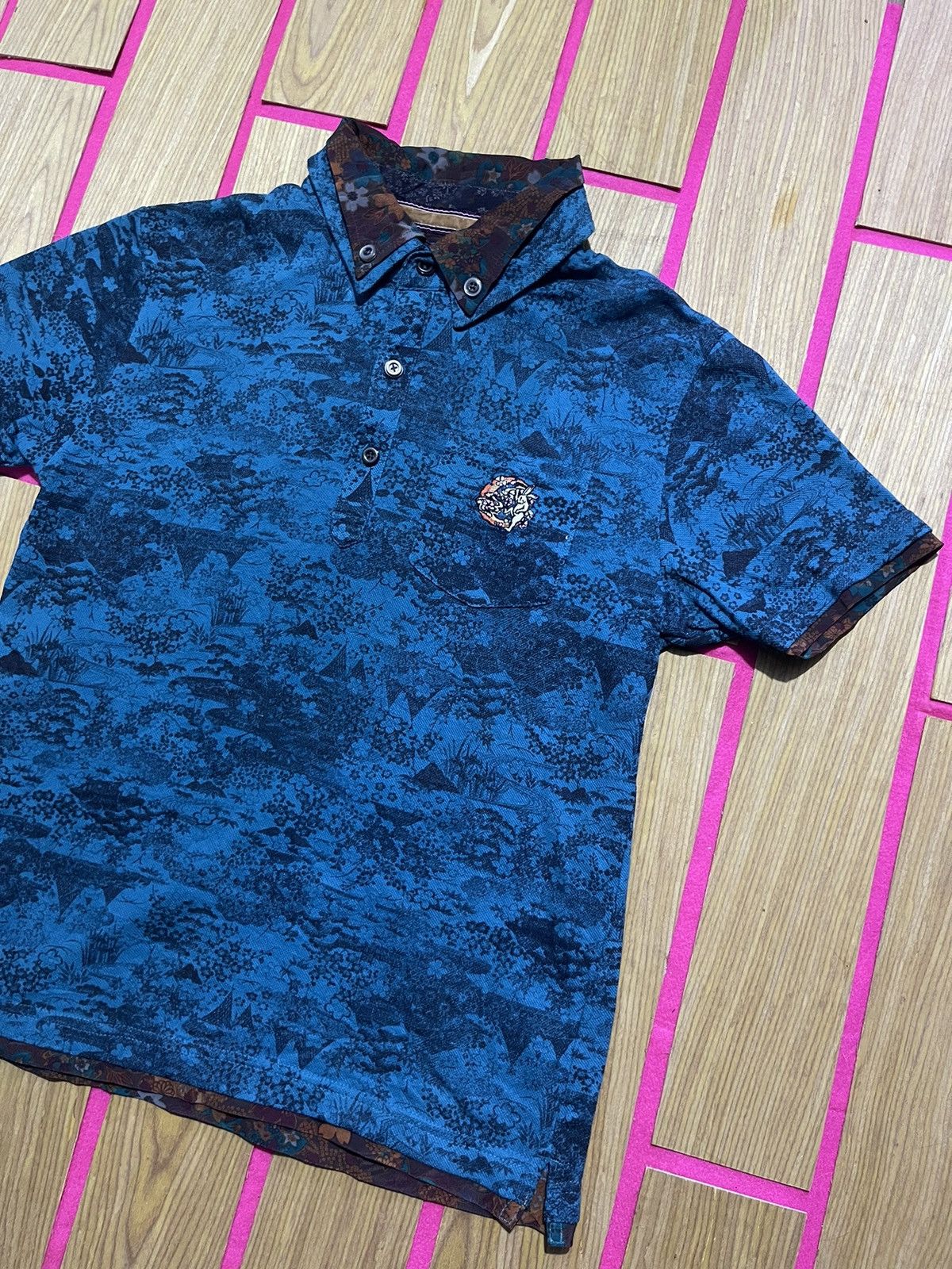 If Six Was Nine Y2K SUKAJAN polo short sleeve tshirt japanese style Size US M / EU 48-50 / 2 - 2 Thumbnail