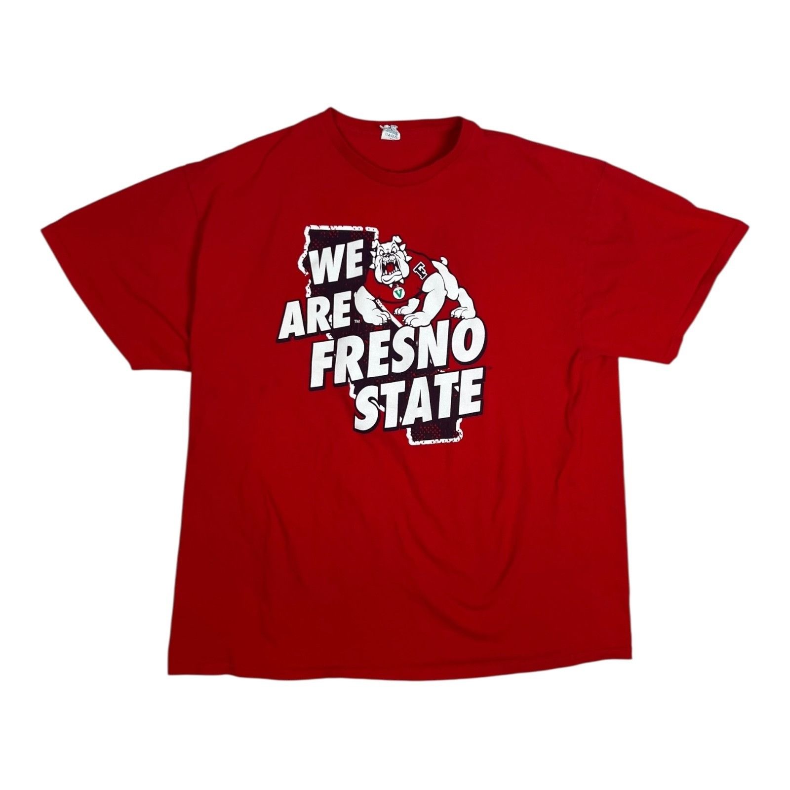Gildan Vintage Fresno State Bulldogs T-Shirt Size L Double Sided Y Size US L / EU 52-54 / 3 - 2 Thumbnail