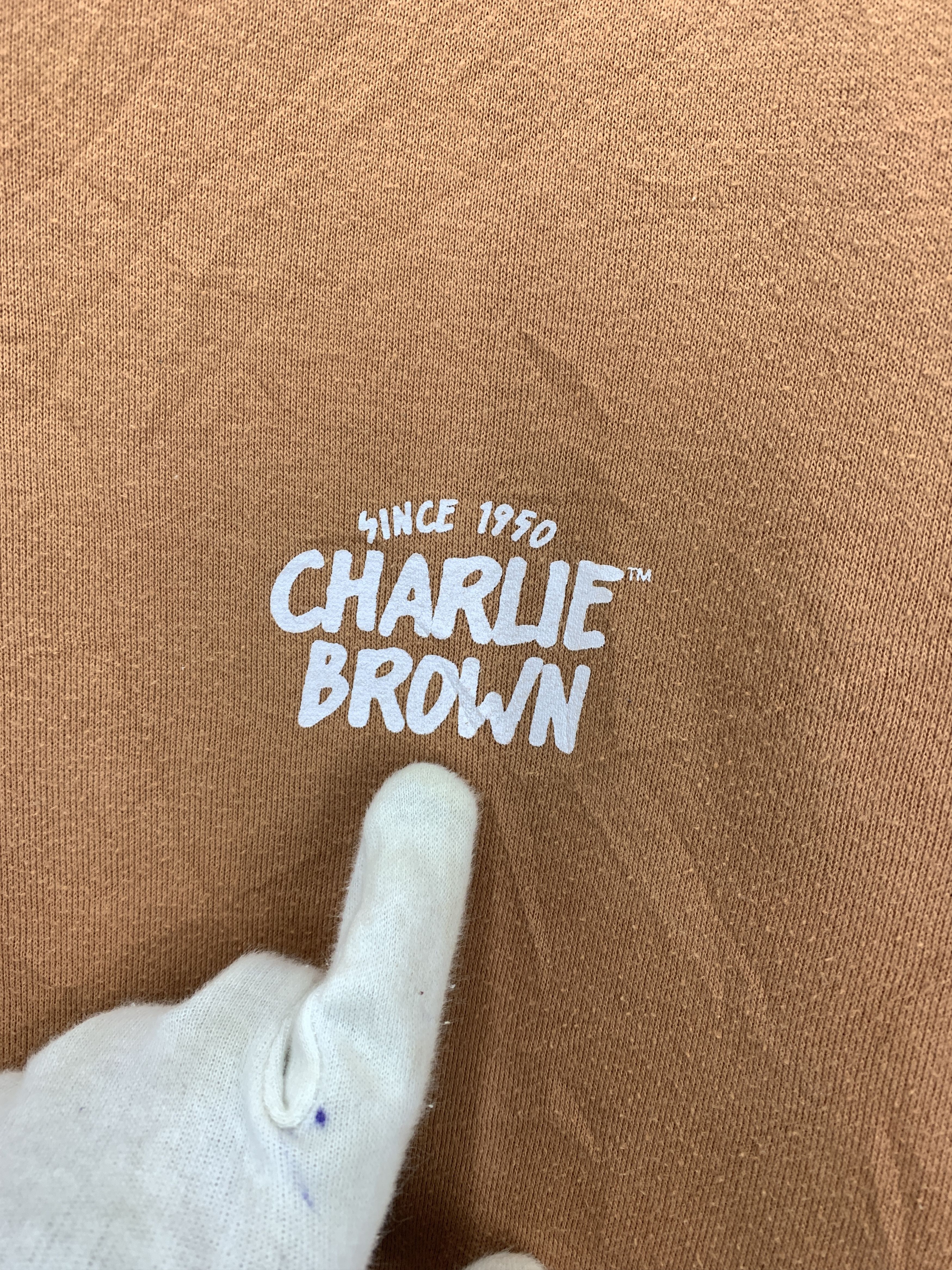 Peanuts CHARLIE BROWN Crew Neck Sweatshirt #2133/18 Size US M / EU 48-50 / 2 - 4 Thumbnail