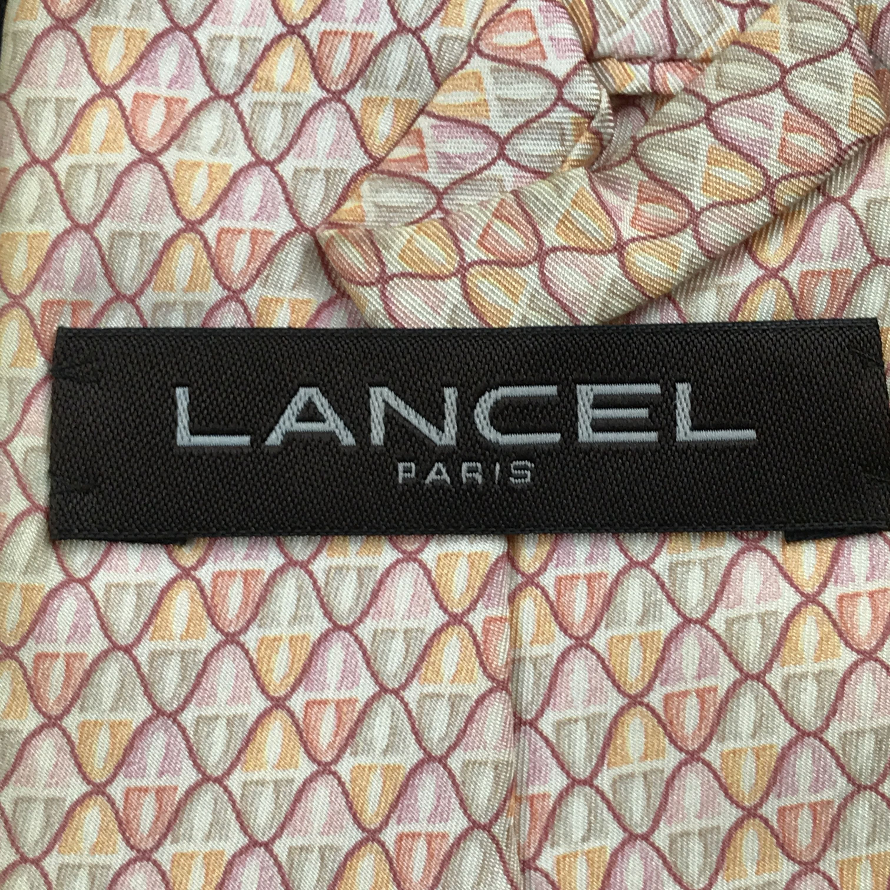 Designer × Lancel × Vintage Vintage Lancel Silk Necktie Size ONE SIZE - 8 Thumbnail