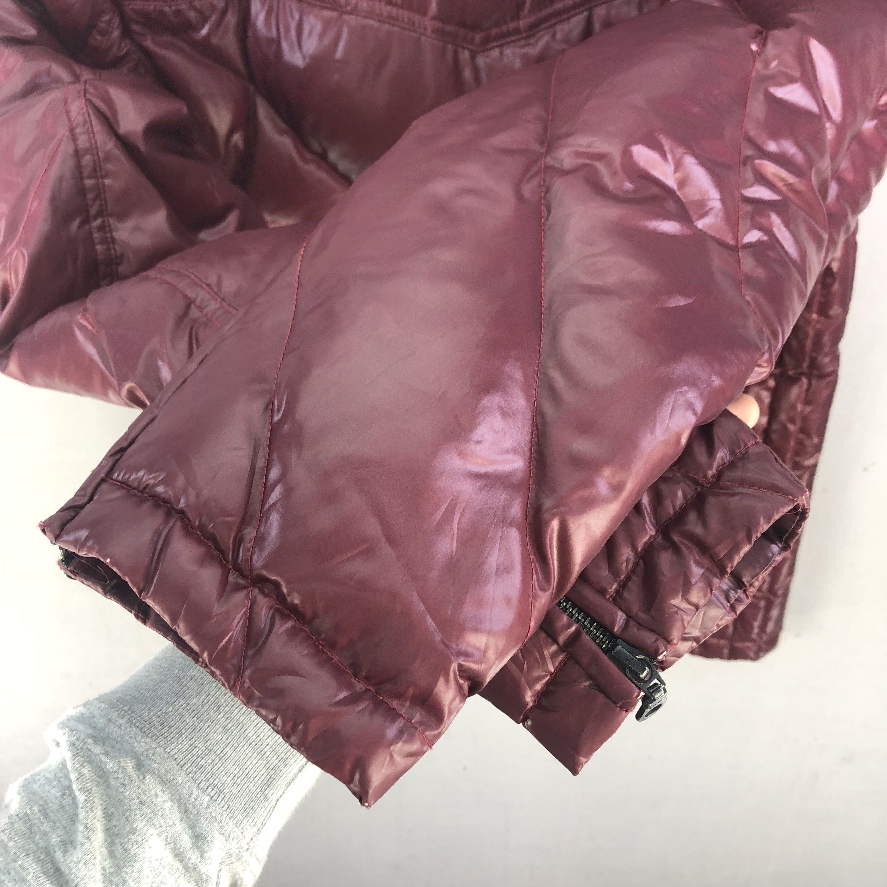 ABAHOUSE Vintage Japanese Brand Double Zip Puffer Down Jacket Size US XS / EU 42 / 0 - 13 Thumbnail