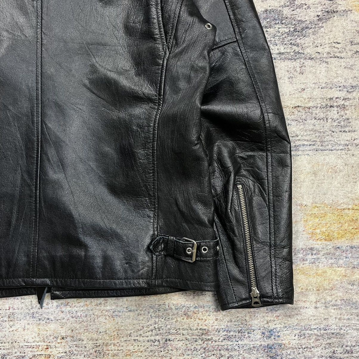 Schott Schott cafe racer biker leather jacket Size US L / EU 52-54 / 3 - 6 Thumbnail