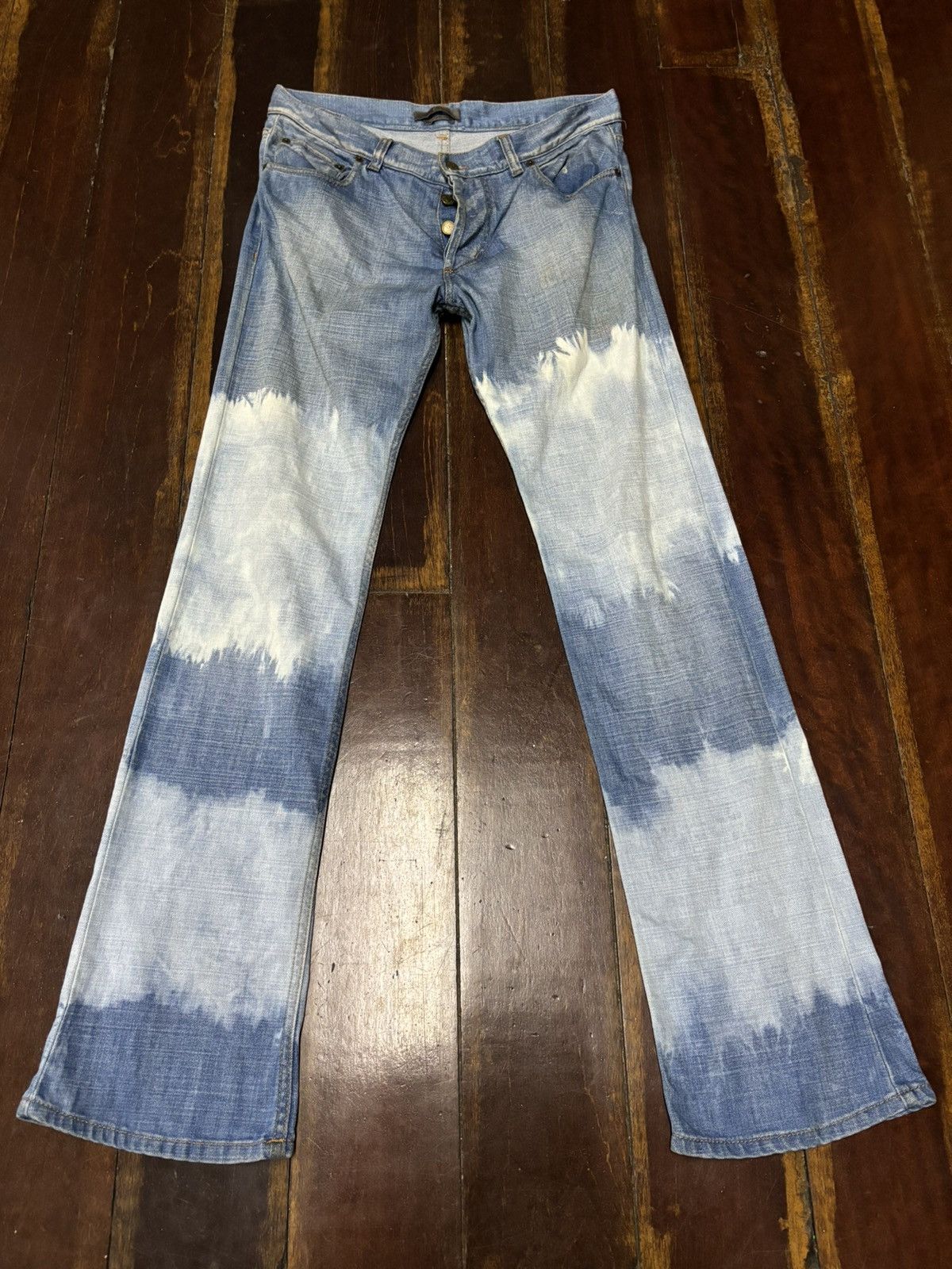Alexander McQueen × Vintage Alexander mcqueen asid wash pant Size US 30 / EU 46 - 1 Thumbnail