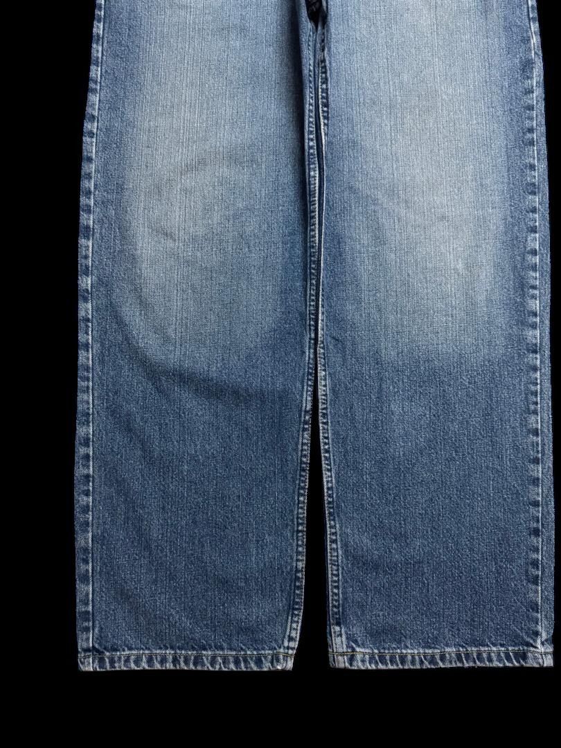 Japanese Brand LOOSE Vintage Y2K Arizona Mudwash Blue Denim Jean Baggy Size US 36 / EU 52 - 8 Thumbnail