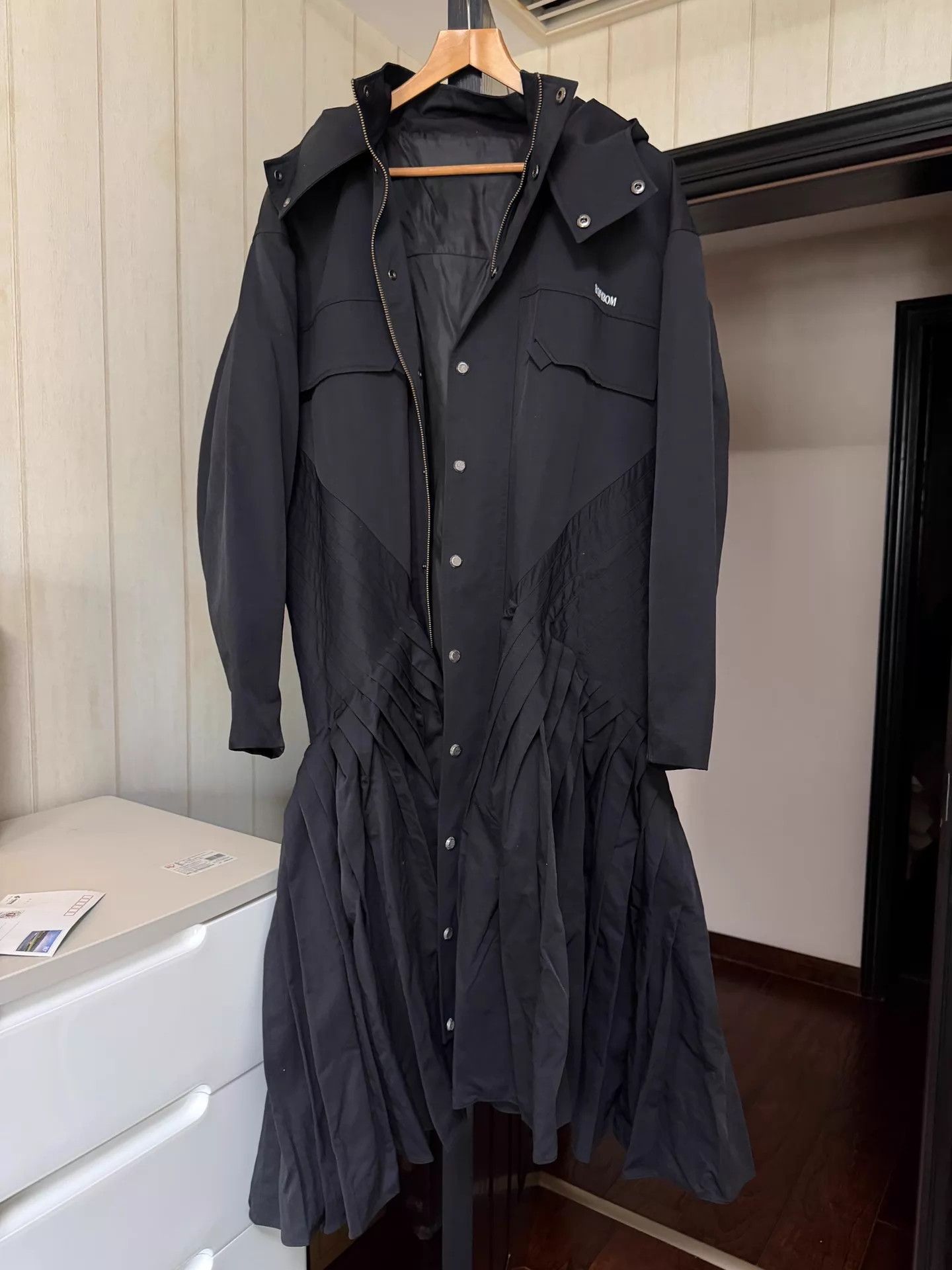 Other Bonbom Fish Tail Trench 1 new, tried on, heavy tall fit Size S / US 4 / IT 40 - 1 Thumbnail