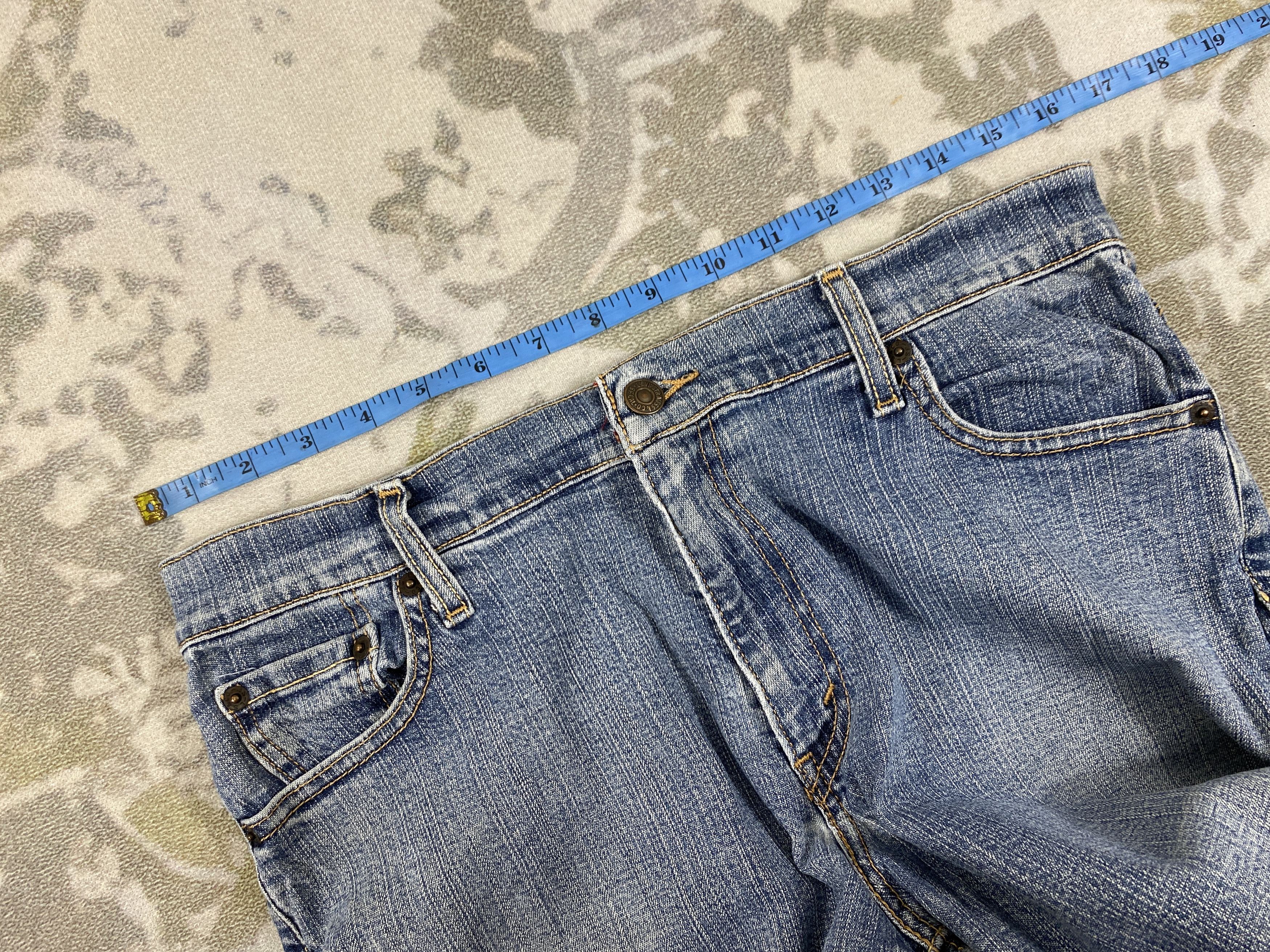 Levi's Distressed Blue Vintage Levi's 550 Boot Cut 32x30.5 - JN3515 Size US 32 / EU 48 - 5 Thumbnail
